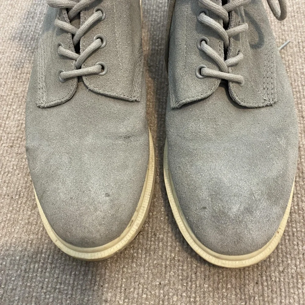 Dr.‎ Martens Whiton Boots Mens Size 11 Gray Suede Ankle Combat Lace Up Casual